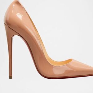 Christian Louboutin So Kate Elegant Nude Stiletto Heels size 38 (US8)